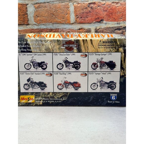 Harley Davidson 1999 Xl 1200 Sportster Die Cast Metal Motorcycle Replica 1:18 - Picture 3 of 4